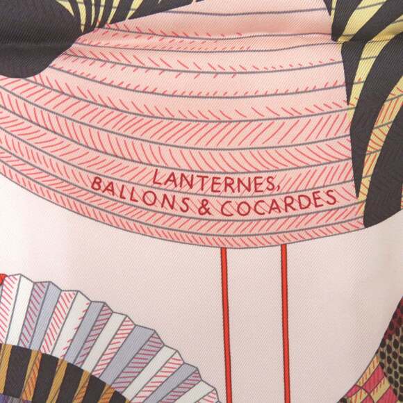 HERMES Authentic Cream Silk Scarf - Picture 2 of 6